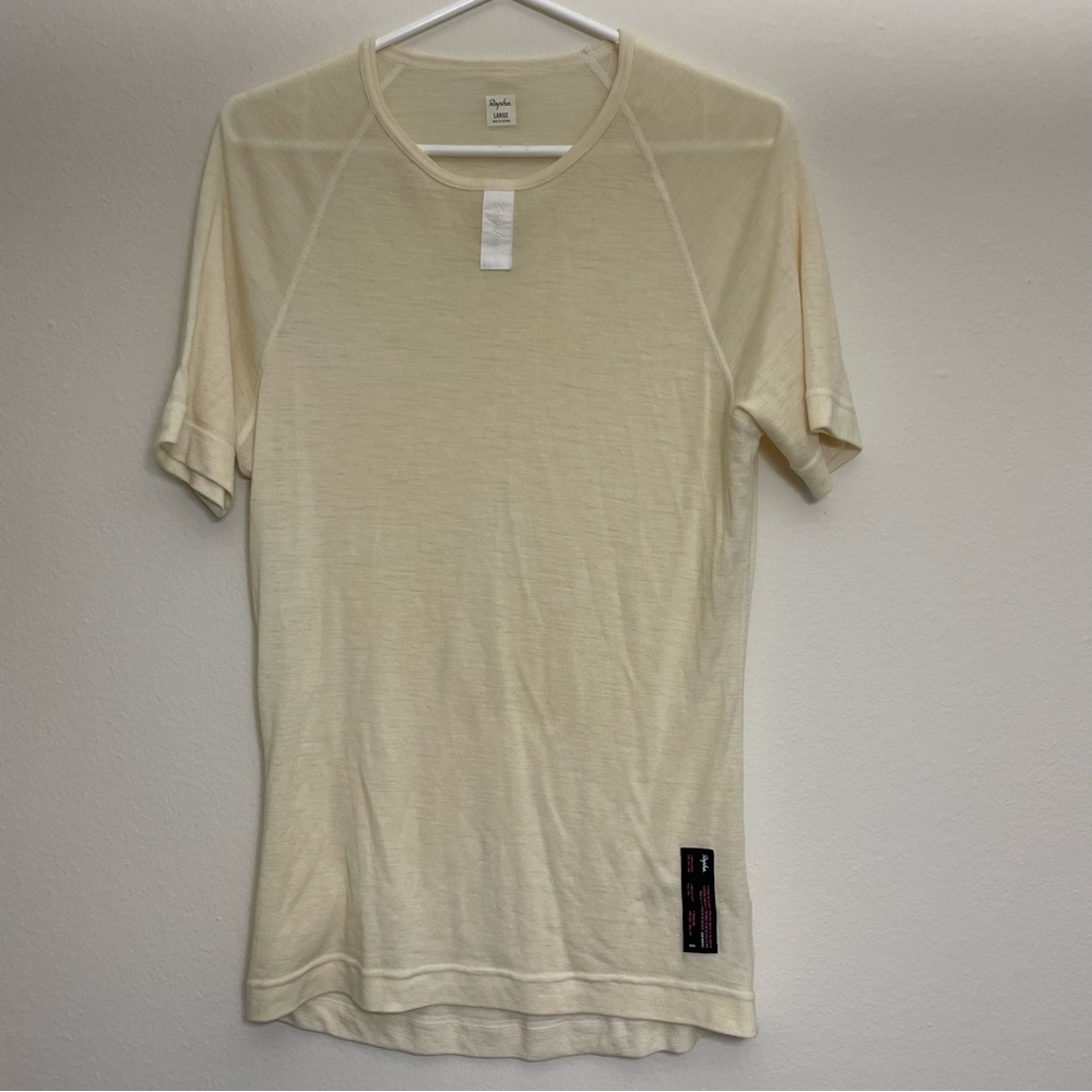 Rapha Wool Cream Short Sleeve Tee